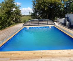 Installation av pool och pooldäck